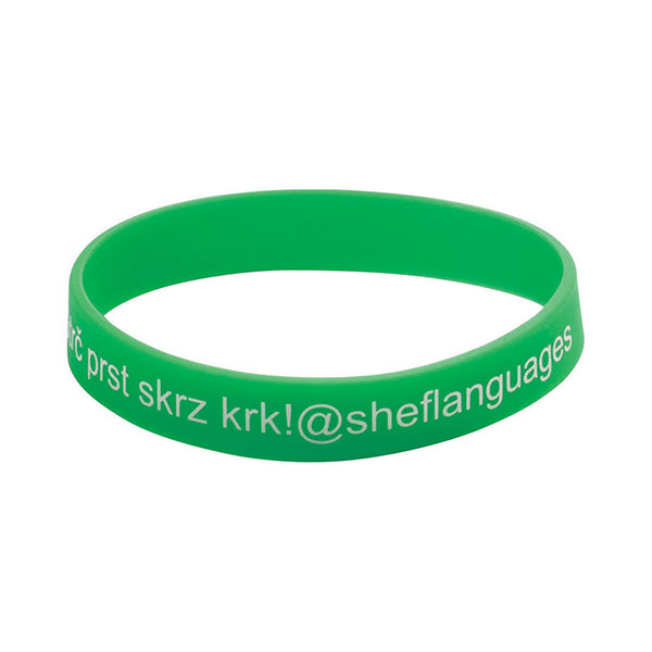  Silicone Screen Printed Wr..
