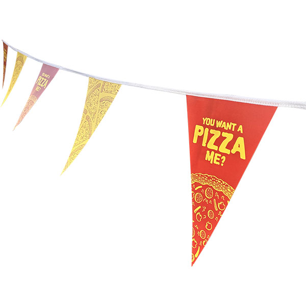  Bunting - White Triangular..