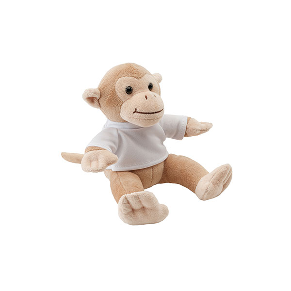  Plush Monkey Shaped Toy wi..