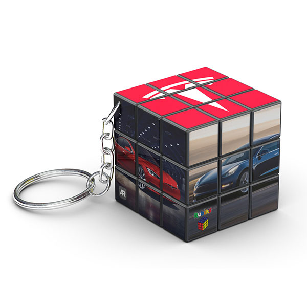  Rubik's Cube Keychain - Fu..