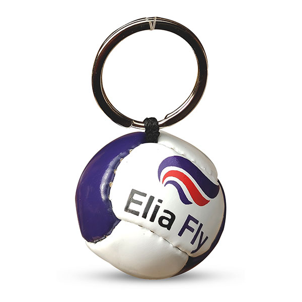  PVC Mini Football Key Ring..