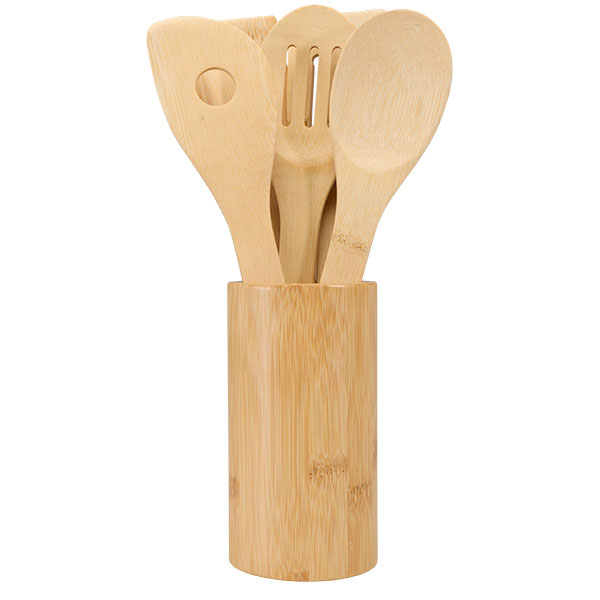  Bamboo Kitchen Tool Set