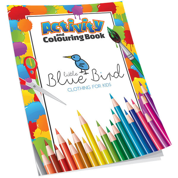  A5 8 Page Colouring Book