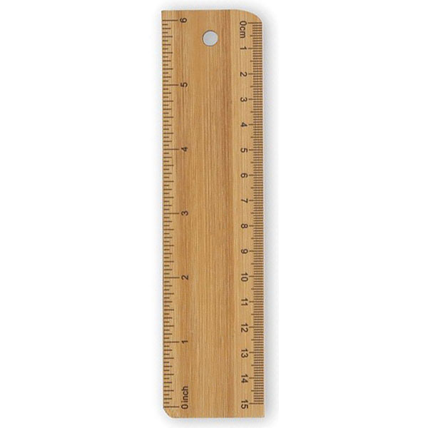  Bamboo 6" Ruler - Spot Col..