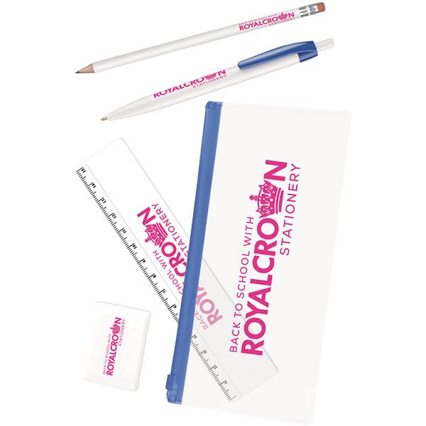  Transparent Pencil Case Set